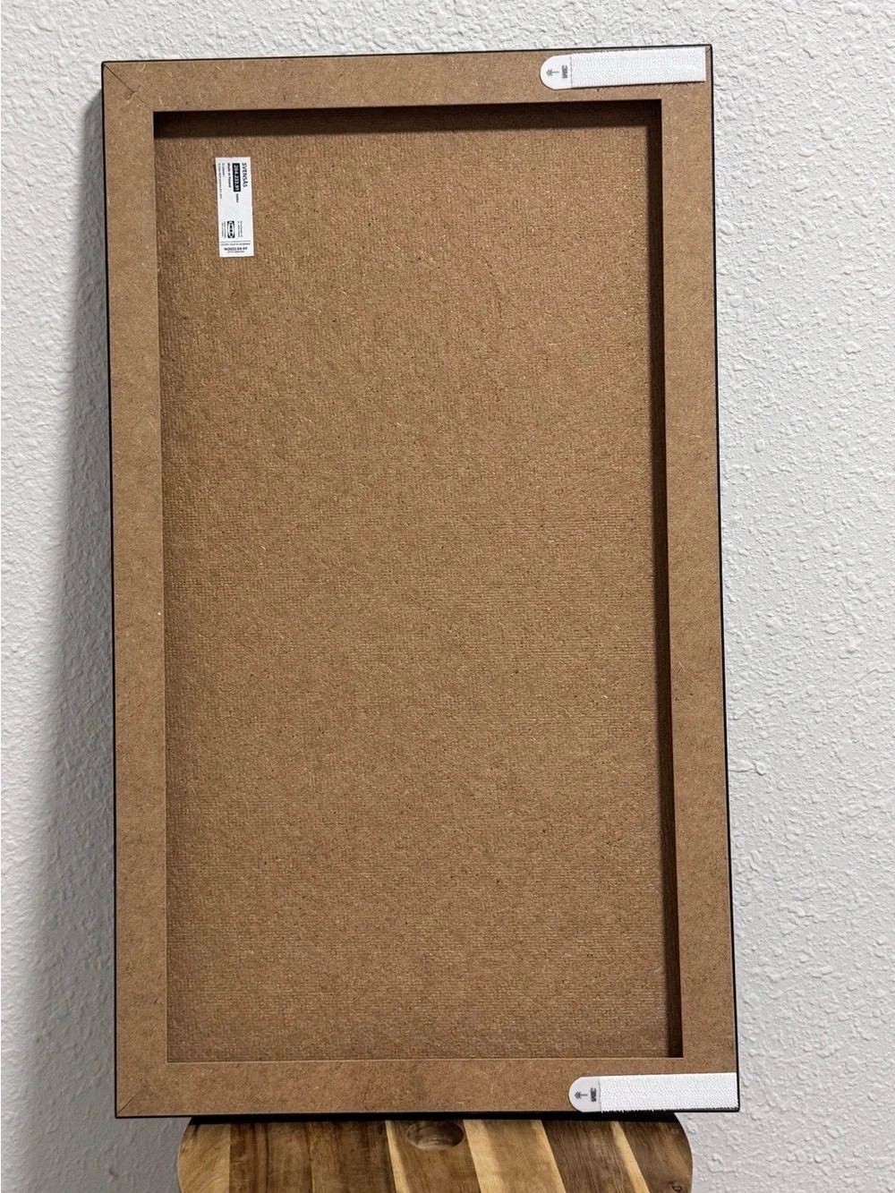 HTF IKEA SVENSÅS Cork Memo Board Dark Brown Wall Organization Modern Decor
